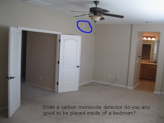 Where to Install Smoke Detector in Bedroom With Ceiling Fan 