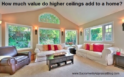 How much value do higher ceilings add to a home?